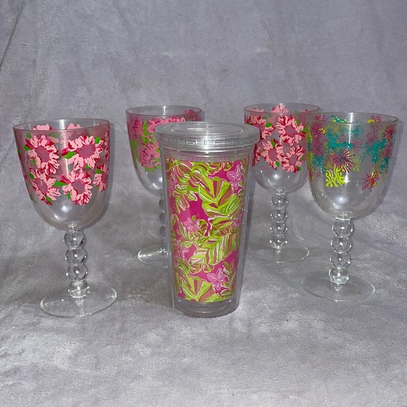 Lilly Pulitzer Wine Glass Set - Picture 8 of 8